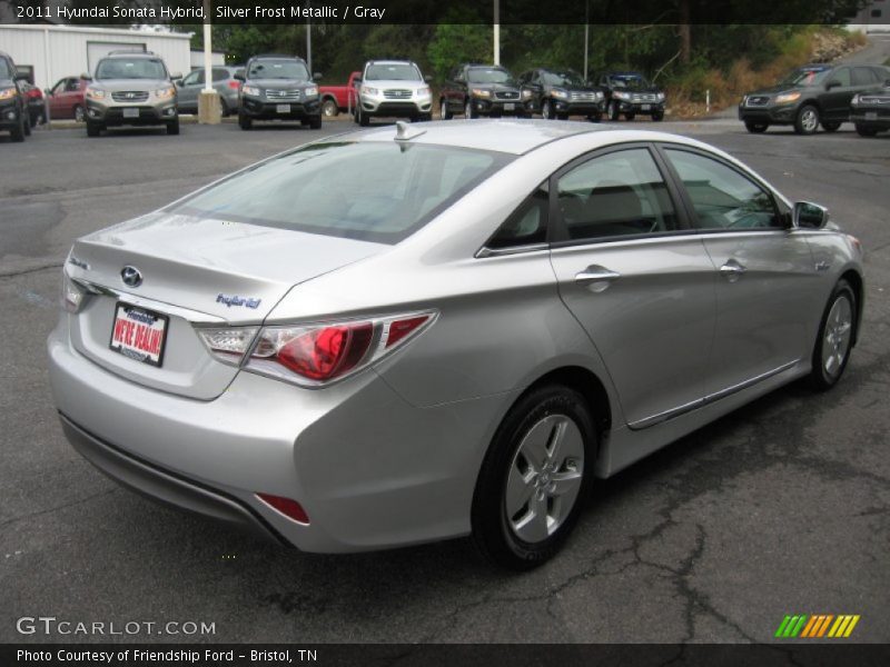 Silver Frost Metallic / Gray 2011 Hyundai Sonata Hybrid