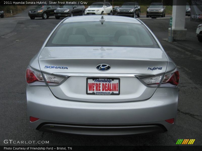Silver Frost Metallic / Gray 2011 Hyundai Sonata Hybrid