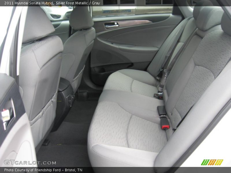 Silver Frost Metallic / Gray 2011 Hyundai Sonata Hybrid