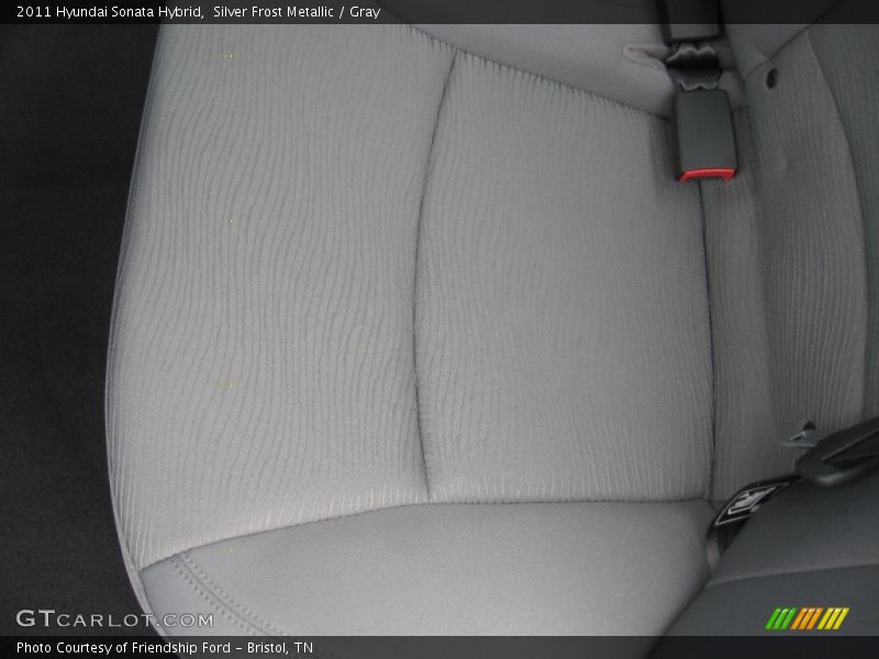 Silver Frost Metallic / Gray 2011 Hyundai Sonata Hybrid