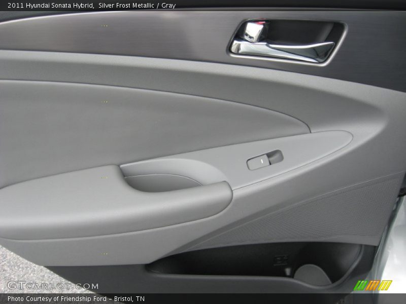 Silver Frost Metallic / Gray 2011 Hyundai Sonata Hybrid