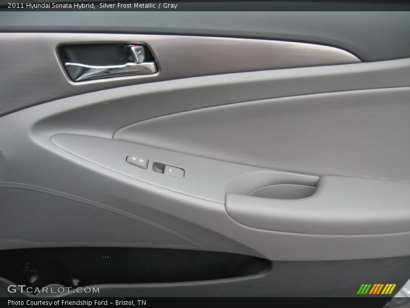 Silver Frost Metallic / Gray 2011 Hyundai Sonata Hybrid