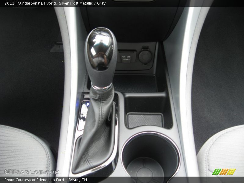 Silver Frost Metallic / Gray 2011 Hyundai Sonata Hybrid