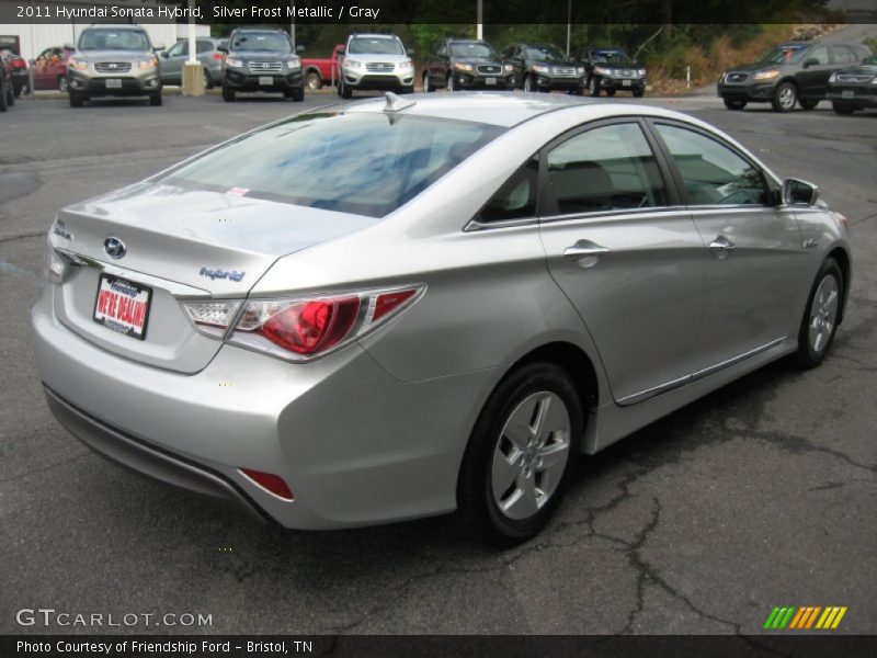 Silver Frost Metallic / Gray 2011 Hyundai Sonata Hybrid