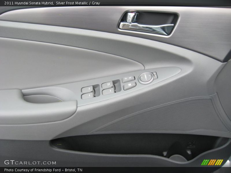 Silver Frost Metallic / Gray 2011 Hyundai Sonata Hybrid