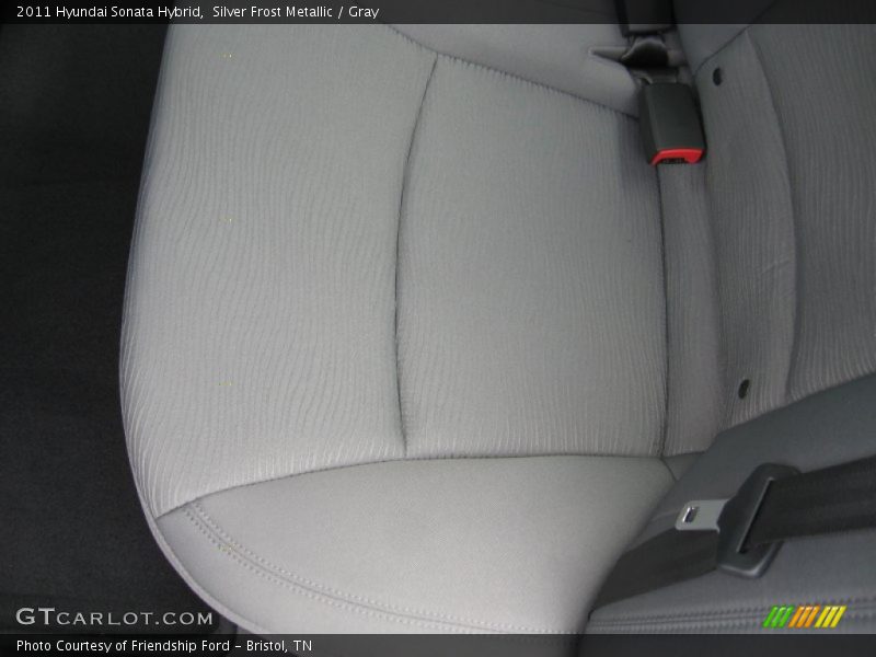 Silver Frost Metallic / Gray 2011 Hyundai Sonata Hybrid