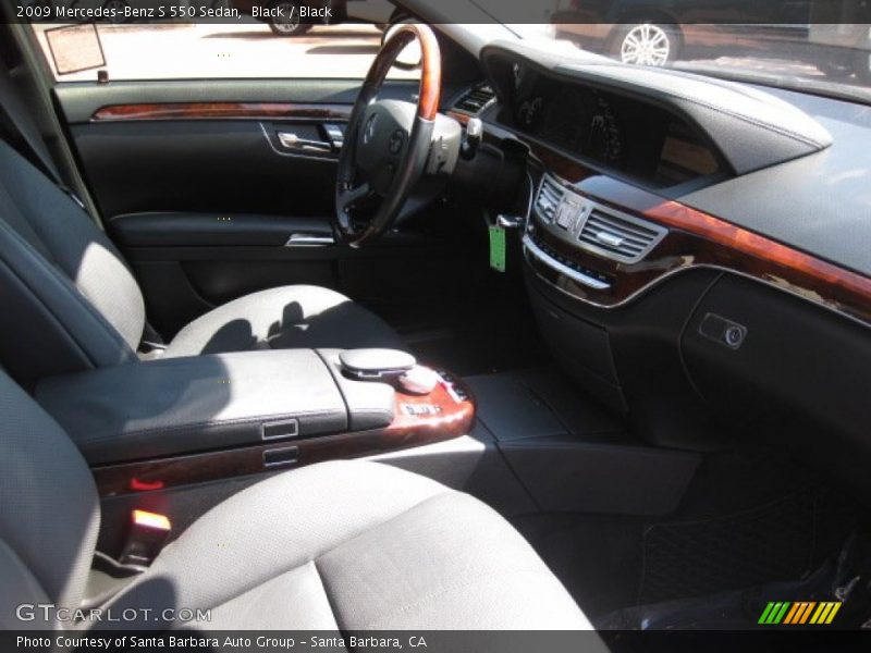 Black / Black 2009 Mercedes-Benz S 550 Sedan