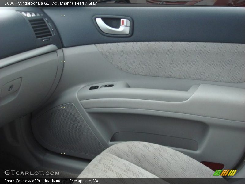 Aquamarine Pearl / Gray 2006 Hyundai Sonata GL