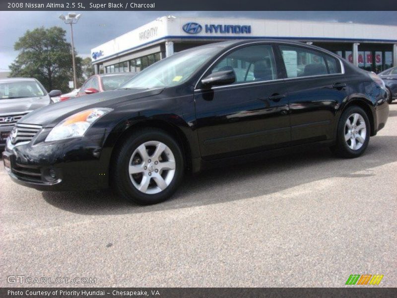 Super Black / Charcoal 2008 Nissan Altima 2.5 SL