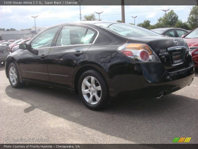 Super Black / Charcoal 2008 Nissan Altima 2.5 SL
