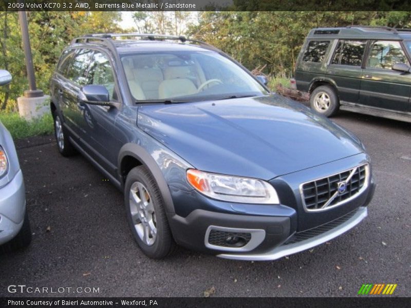 Barrents Blue Metallic / Sandstone 2009 Volvo XC70 3.2 AWD