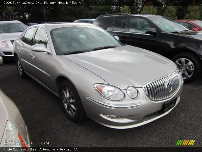 Platinum Metallic / Ebony 2008 Buick LaCrosse CXL