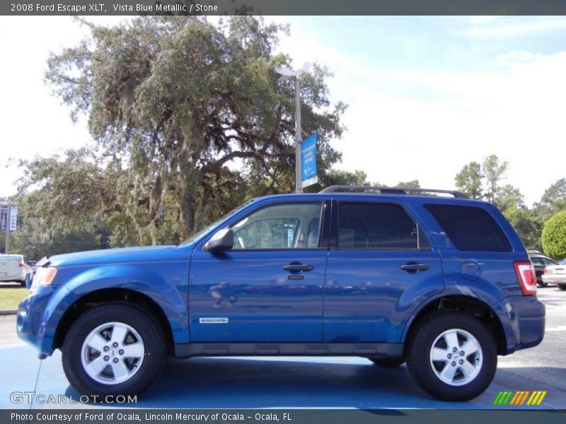Vista Blue Metallic / Stone 2008 Ford Escape XLT