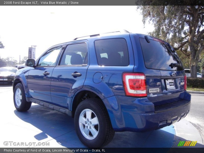 Vista Blue Metallic / Stone 2008 Ford Escape XLT