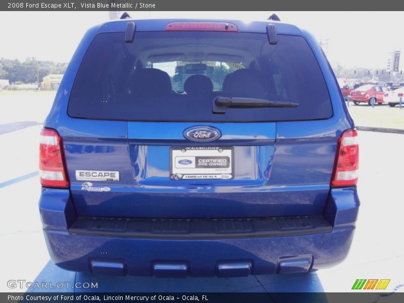 Vista Blue Metallic / Stone 2008 Ford Escape XLT