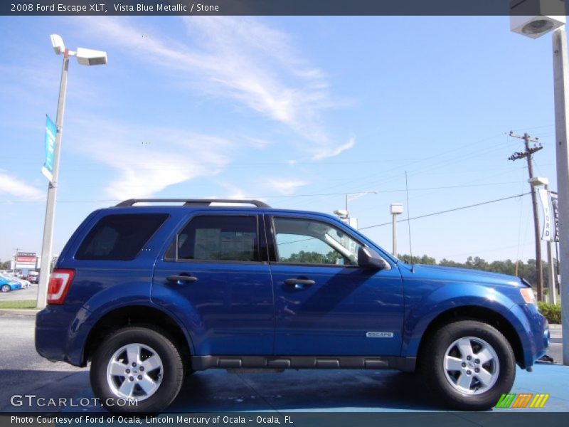Vista Blue Metallic / Stone 2008 Ford Escape XLT