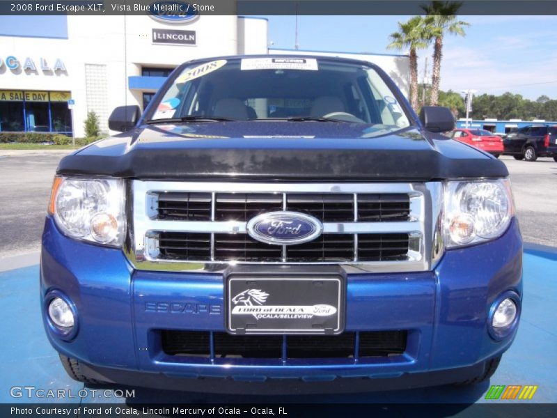 Vista Blue Metallic / Stone 2008 Ford Escape XLT