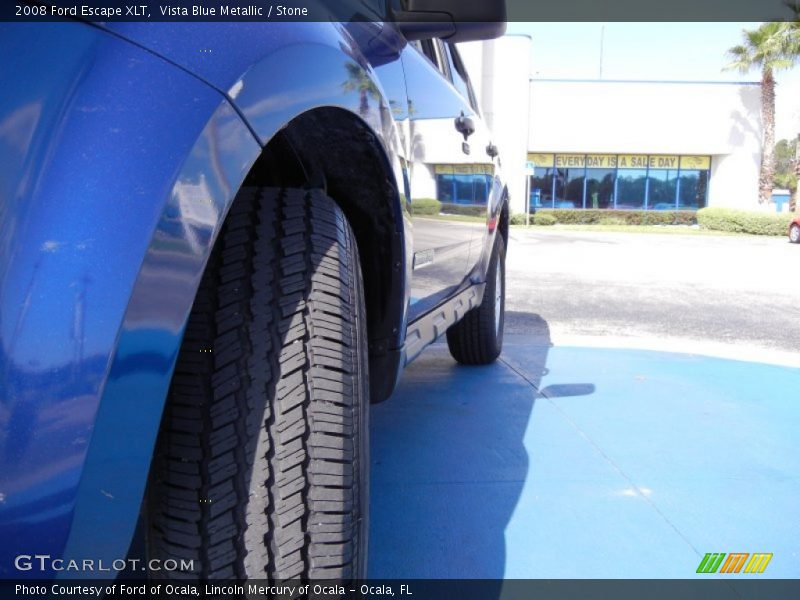 Vista Blue Metallic / Stone 2008 Ford Escape XLT