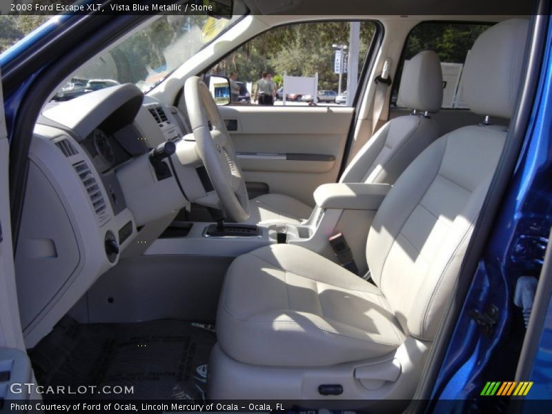 Vista Blue Metallic / Stone 2008 Ford Escape XLT