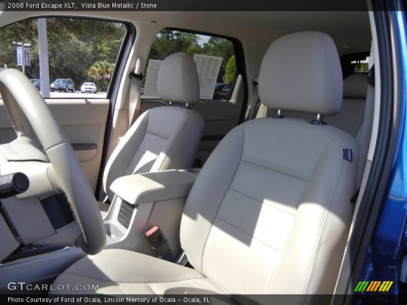 Vista Blue Metallic / Stone 2008 Ford Escape XLT