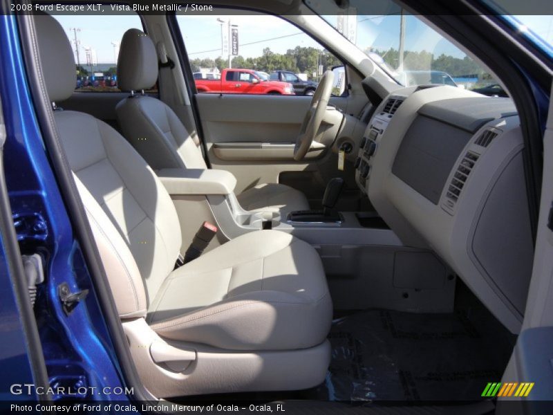 Vista Blue Metallic / Stone 2008 Ford Escape XLT