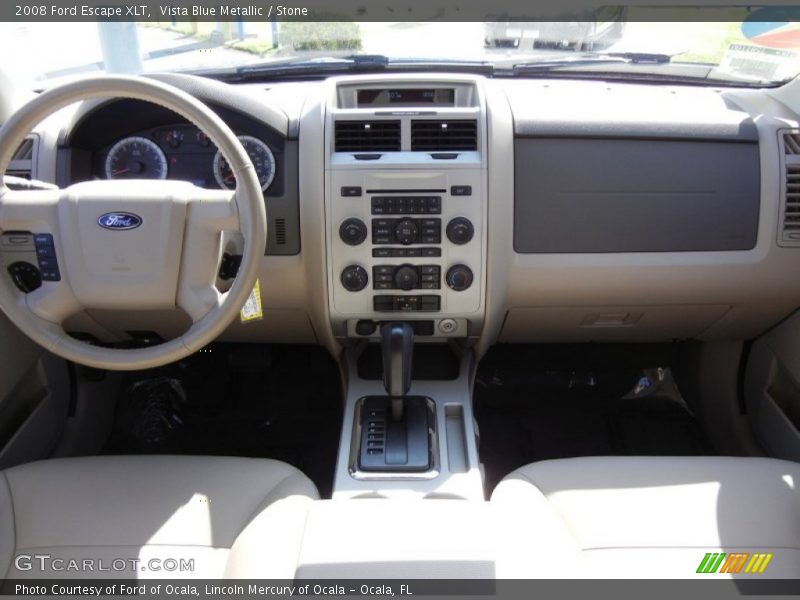 Vista Blue Metallic / Stone 2008 Ford Escape XLT