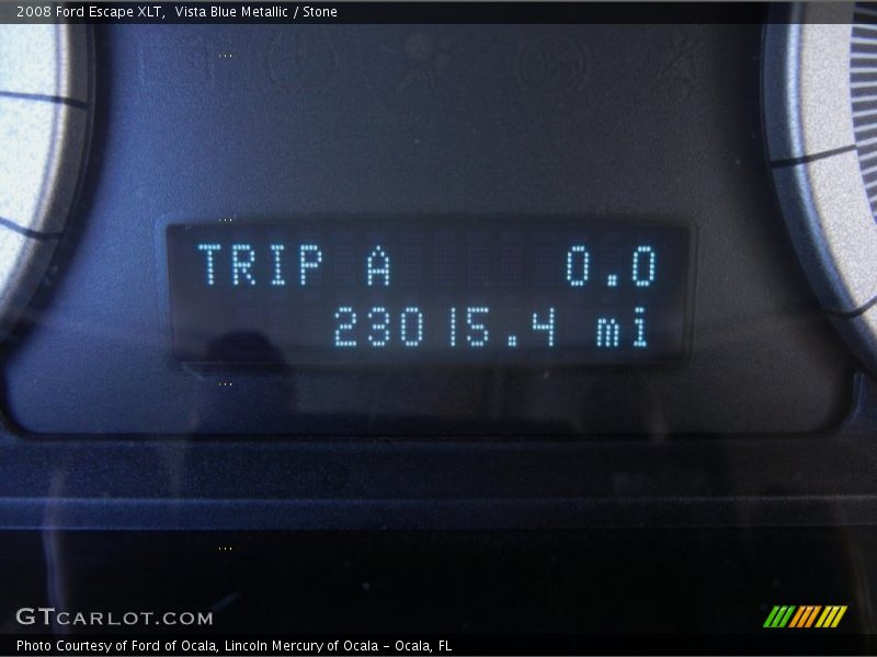 Vista Blue Metallic / Stone 2008 Ford Escape XLT
