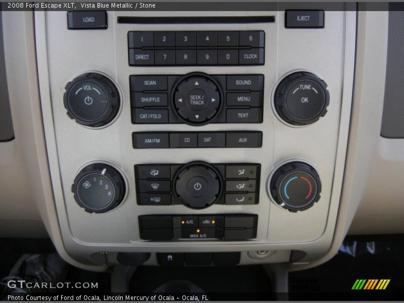 Vista Blue Metallic / Stone 2008 Ford Escape XLT