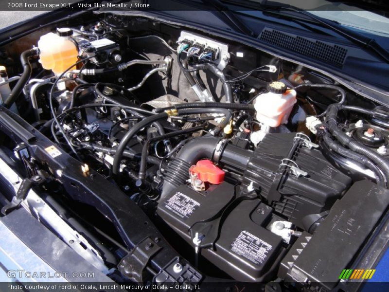 Vista Blue Metallic / Stone 2008 Ford Escape XLT
