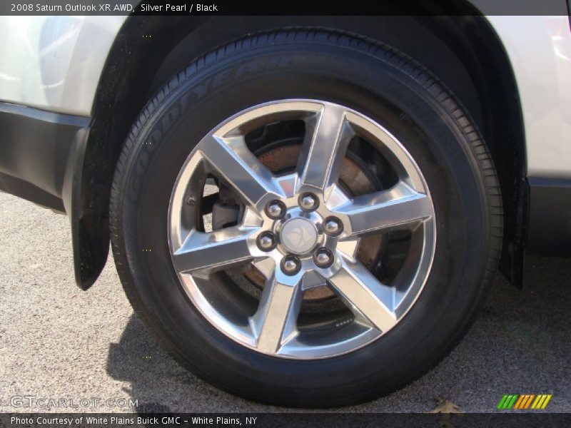 Silver Pearl / Black 2008 Saturn Outlook XR AWD