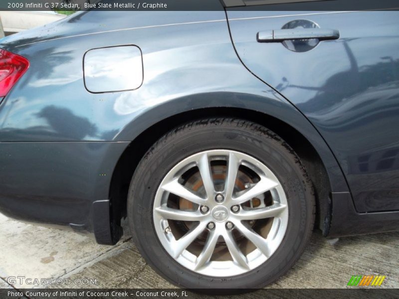 Blue Slate Metallic / Graphite 2009 Infiniti G 37 Sedan