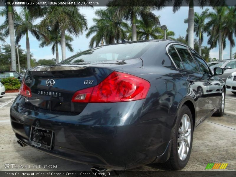 Blue Slate Metallic / Graphite 2009 Infiniti G 37 Sedan