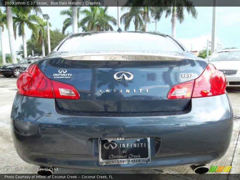 Blue Slate Metallic / Graphite 2009 Infiniti G 37 Sedan