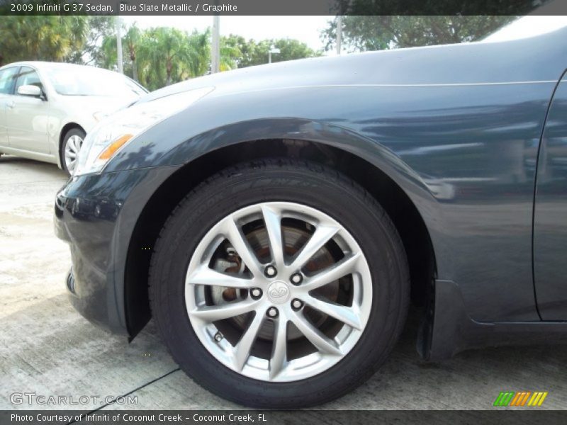 Blue Slate Metallic / Graphite 2009 Infiniti G 37 Sedan