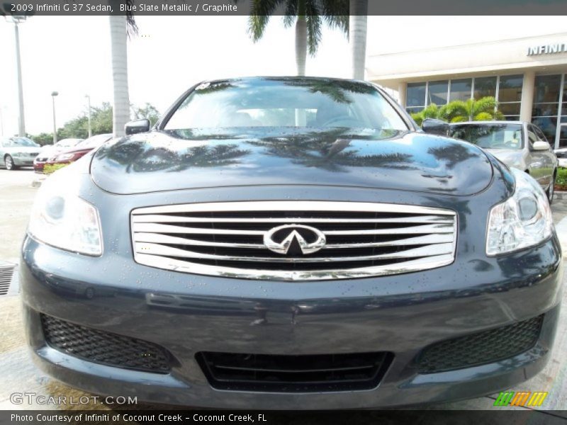 Blue Slate Metallic / Graphite 2009 Infiniti G 37 Sedan