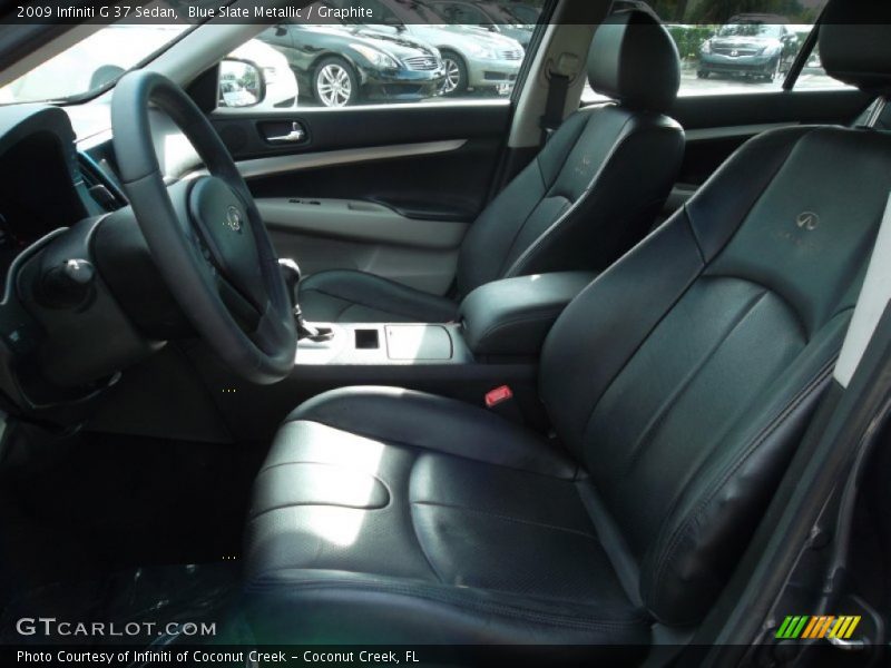 Blue Slate Metallic / Graphite 2009 Infiniti G 37 Sedan