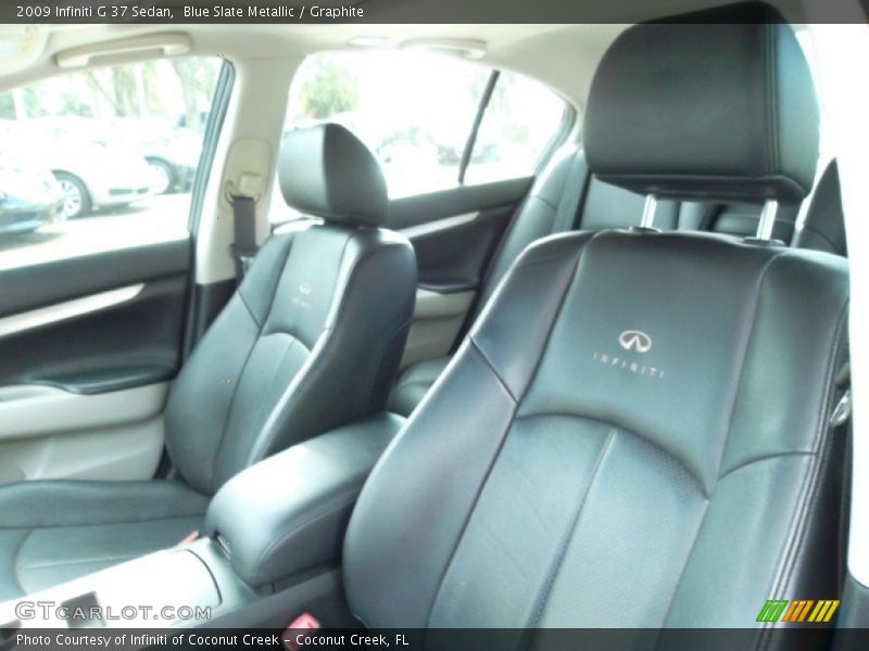 Blue Slate Metallic / Graphite 2009 Infiniti G 37 Sedan