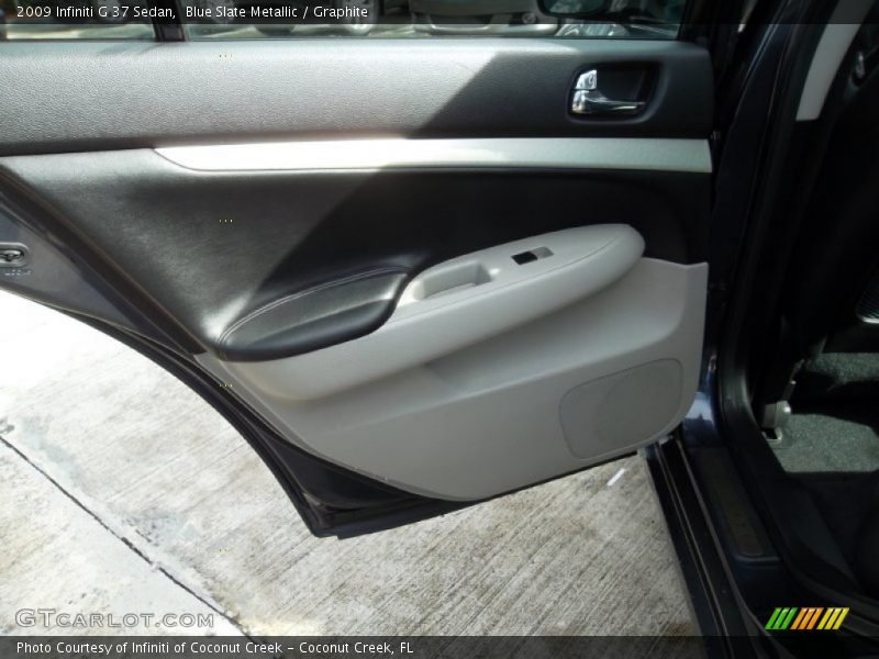 Blue Slate Metallic / Graphite 2009 Infiniti G 37 Sedan