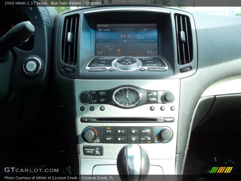 Blue Slate Metallic / Graphite 2009 Infiniti G 37 Sedan