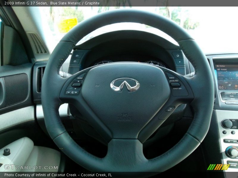 Blue Slate Metallic / Graphite 2009 Infiniti G 37 Sedan