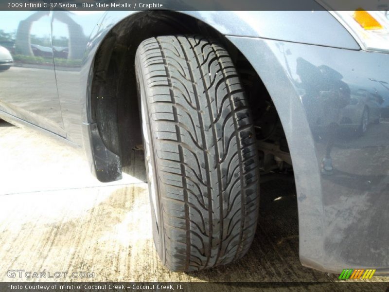 Blue Slate Metallic / Graphite 2009 Infiniti G 37 Sedan