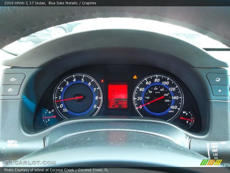 Blue Slate Metallic / Graphite 2009 Infiniti G 37 Sedan