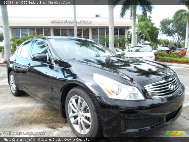 Black Obsidian / Stone 2008 Infiniti G 35 Sedan