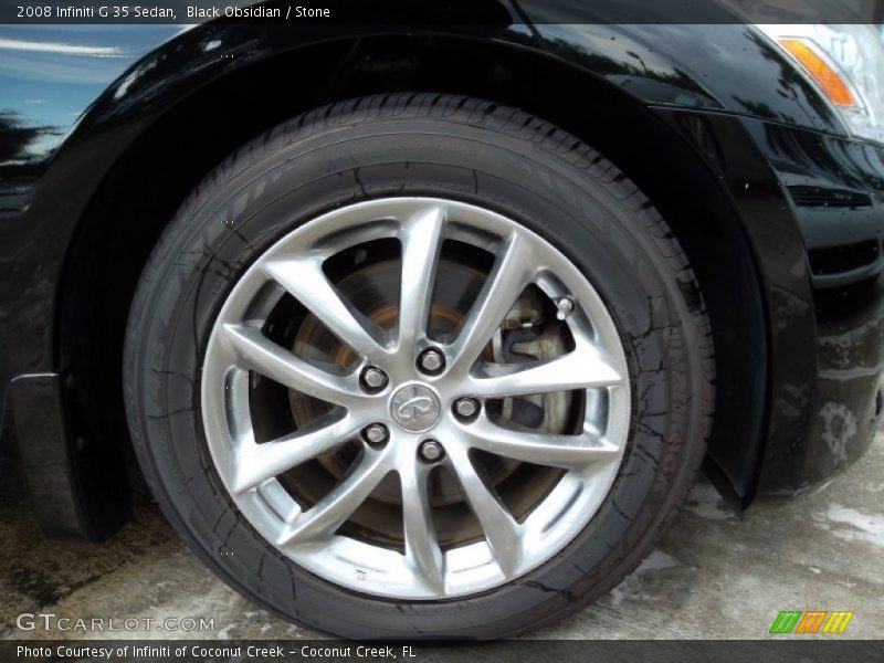 Black Obsidian / Stone 2008 Infiniti G 35 Sedan
