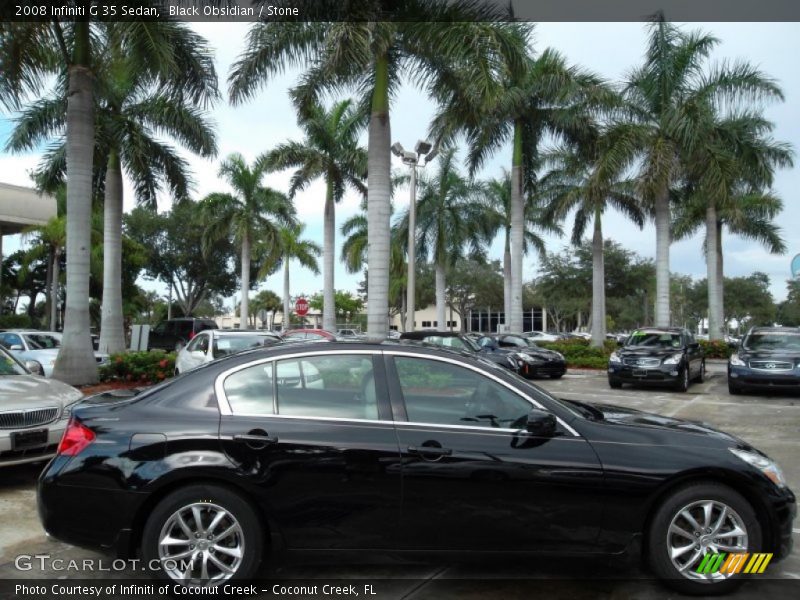 Black Obsidian / Stone 2008 Infiniti G 35 Sedan