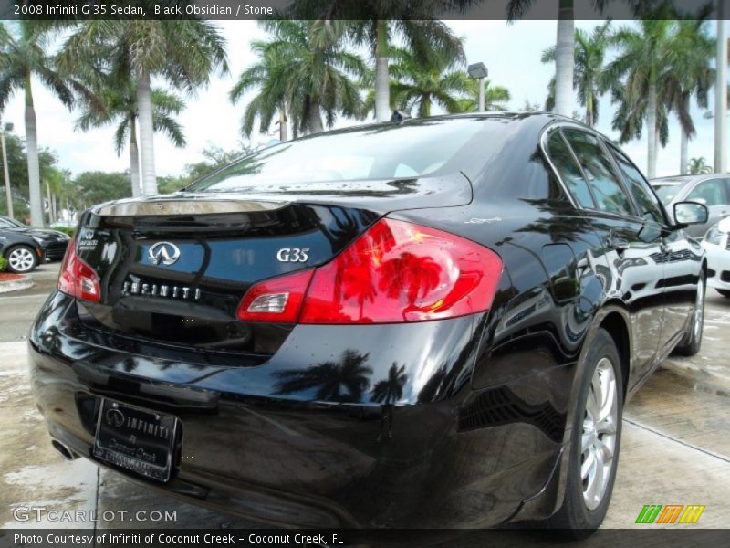Black Obsidian / Stone 2008 Infiniti G 35 Sedan