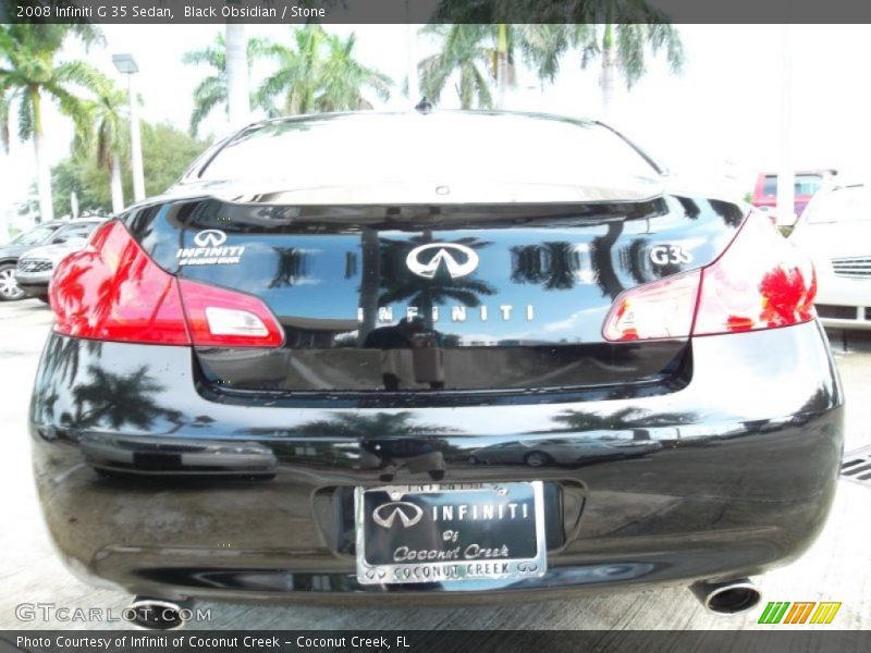 Black Obsidian / Stone 2008 Infiniti G 35 Sedan