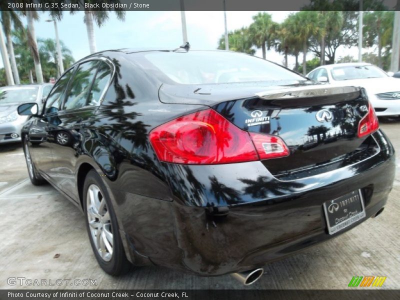 Black Obsidian / Stone 2008 Infiniti G 35 Sedan