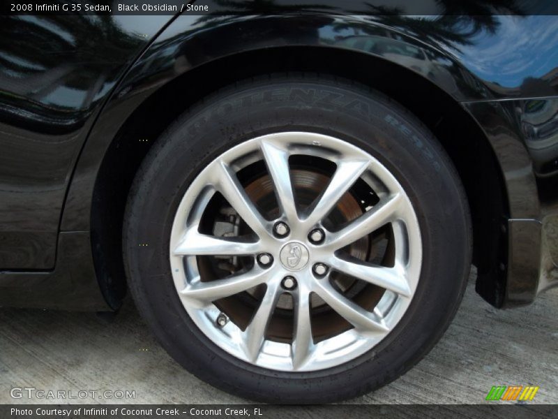 Black Obsidian / Stone 2008 Infiniti G 35 Sedan