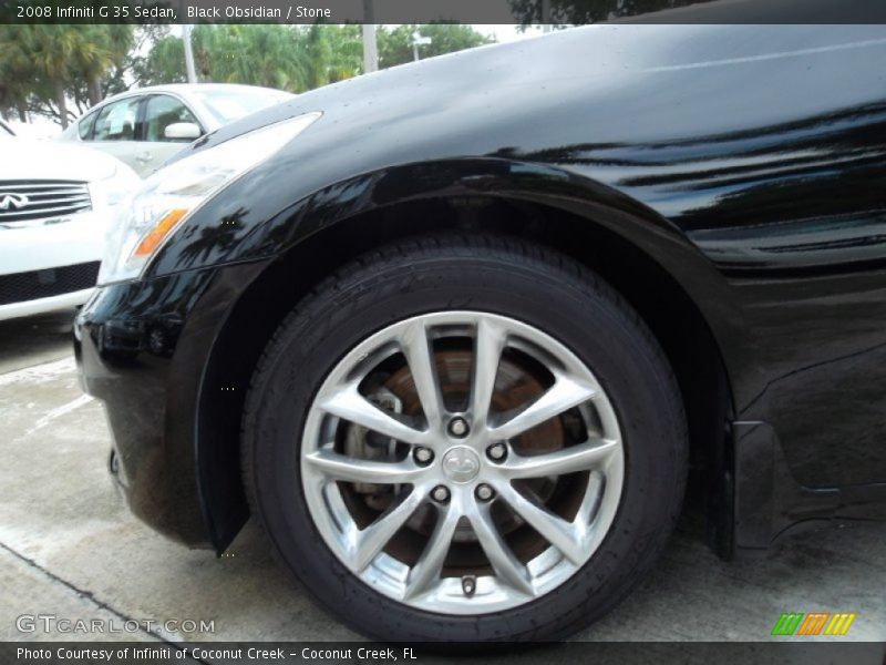 Black Obsidian / Stone 2008 Infiniti G 35 Sedan